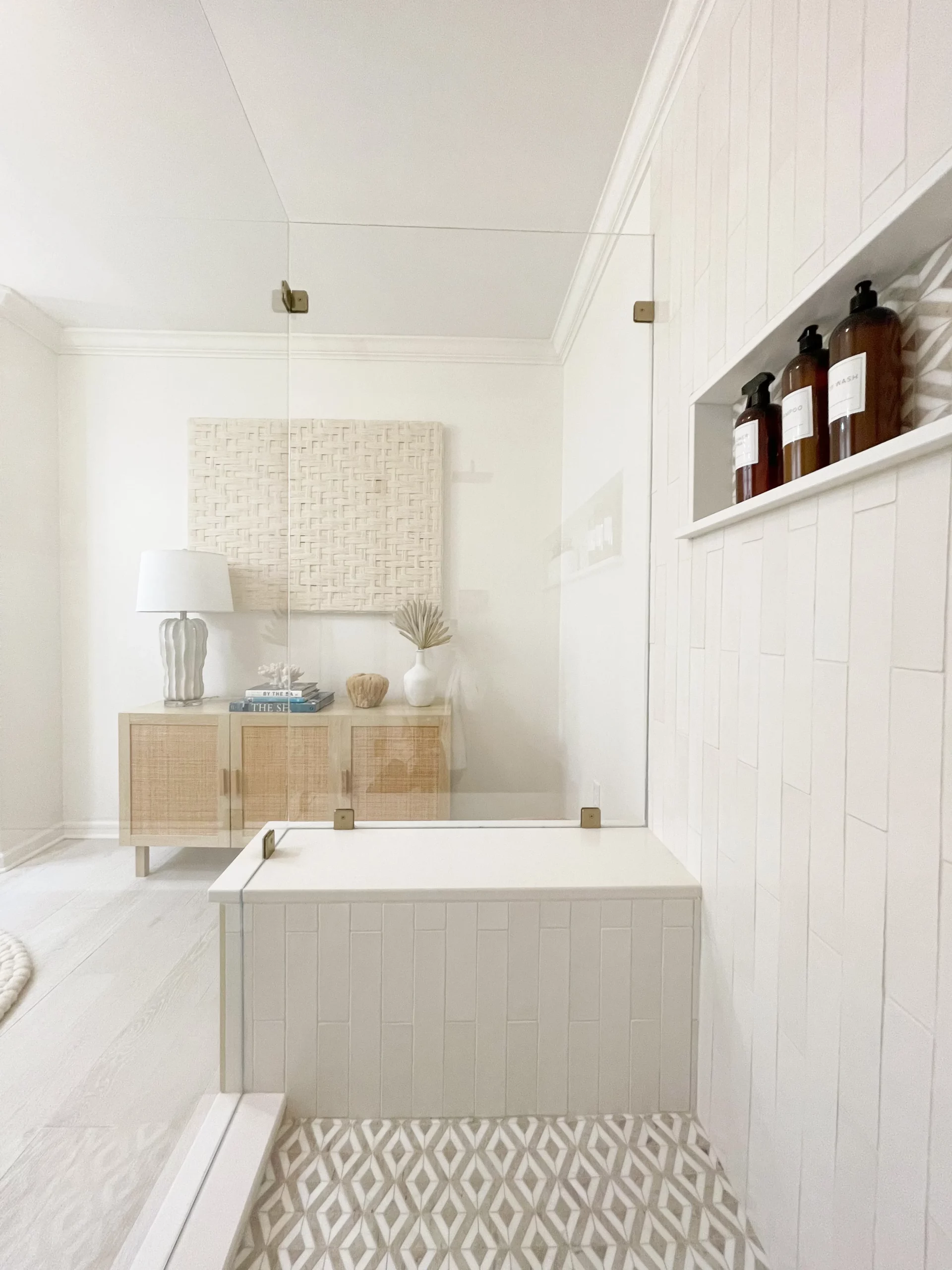 master bath meadowcross - remodeled shower alternate angle